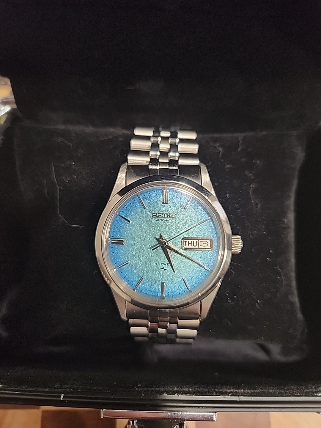 Vintage Seiko 6309 Automatic Day Date Watch Crown Broken Check Description