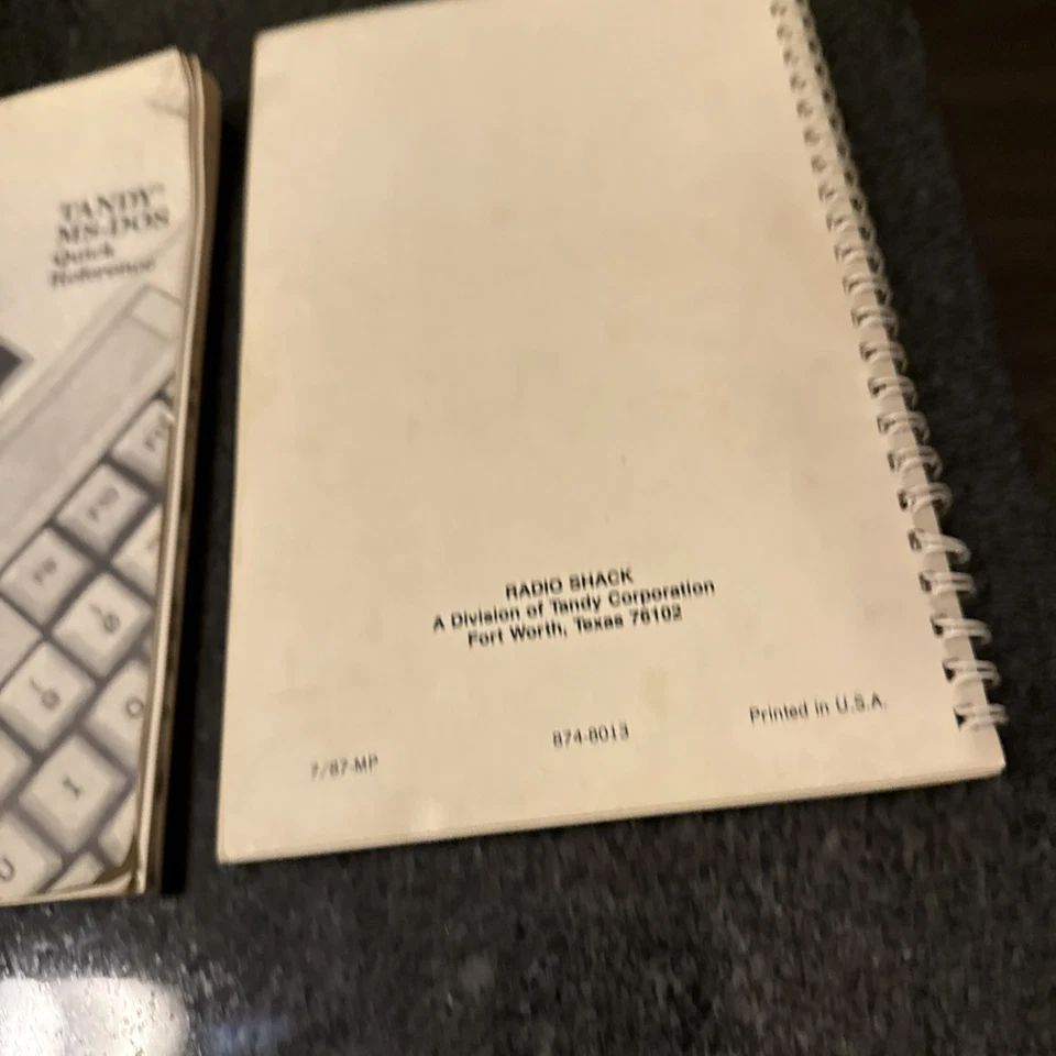 Vintage Tandy 1000 TX Practical Users Guide Manual 1987 And Quick Reference Book - Image 4 of 4