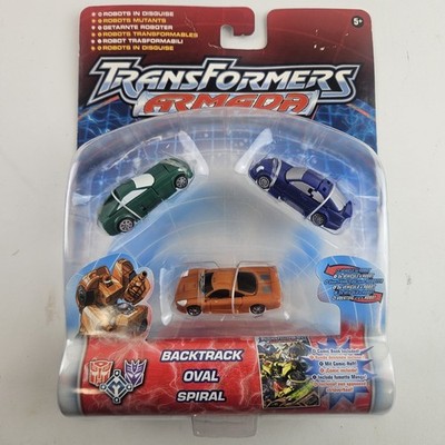 Hasbro Transformers Armada - ''Backtrack'' - ''Oval'' - ''Spiral'' - Neu