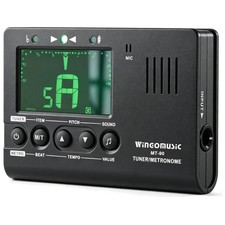 Compact Digital Metronome Tuner for Chromatic Instruments - Accurate Portable