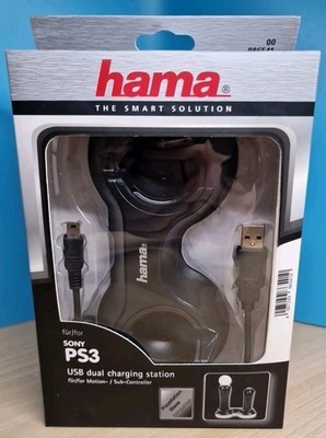 hama, für Sony PS3,ps4 ladestation  2x move controller neu