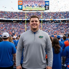 NWT Fanatics Florida Gators Quarter Zip Pullover Sweatshirt Men's XXL Gray Top