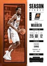 2017-18 Panini Contenders #5 TJ Warren Game Ticket
