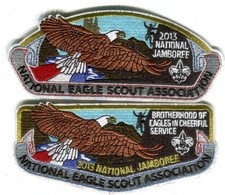 Boy Scout 2013 National Jamboree NESA Eagle Scout CSP Flap Set