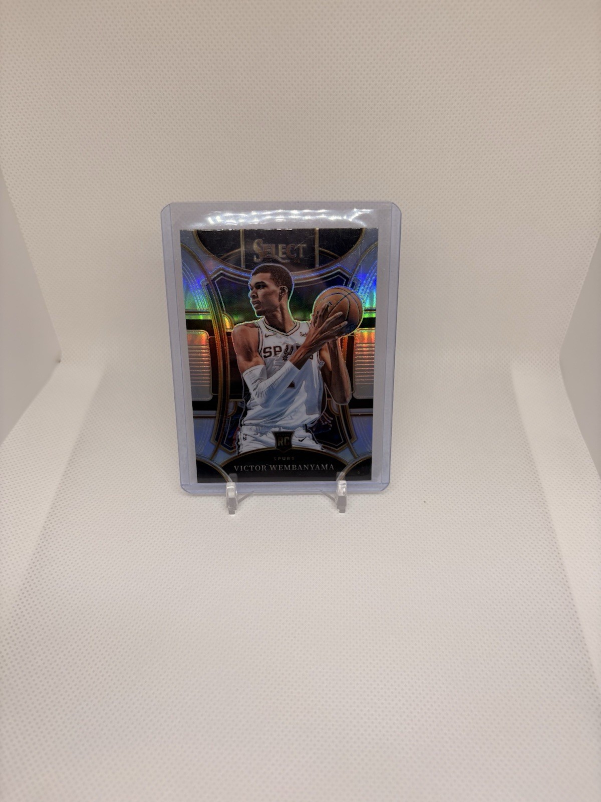 Victor Wembanyama 2023-24 Select #311 Silver Prizm RC Rookie Mezzanine Spurs