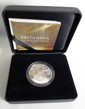 2019 1oz £2 Britannia PROOF Coin with COA & Royal Mint Packaging Ltd. 3,390