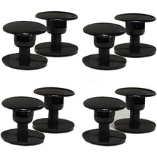 Replacement Rivets Set for Beach Shoes Strap Repair Black Clog Button Fixing