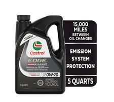 CastrolEDGE High Mileage 0W-20 Advanced Full Synthetic Motor Oil 5 Quarts 2 pack 22.00 per gallon