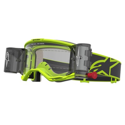 Alpinestars Vision 5 RORA Roll-Offs MX Endurobrille (gelb fluo/schwarz) transparent 