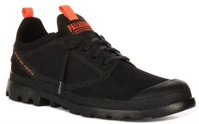 Palladium Pampa Lt Prêt À Voyager Bas Femme Trainer En Noir US 4 - 13 - Photo 1/4
