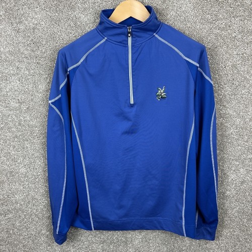 Footjoy FJ 1/4 Zip Performance Golf Pullover Men's Size Medium Blue - 第 3/9 張圖片