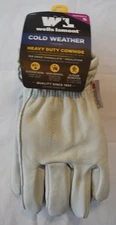 Wells Lamont Women's Leather Cowhide Insulated Cold Weather HD Work Gloves Small