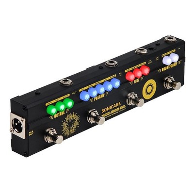 ''Multieffect Bass Pedal Preamp Compressor Boost Fuzz Octave with FX Loop''