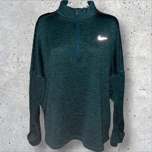 Nike Shirt Women’s 2X 1/4 Zip Element Sphere Running 854515 Reflective F48