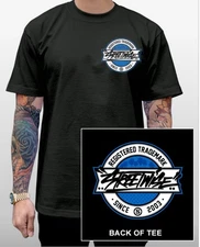 Streetwise Branded Tag Graphic T-Shirt Black M-L-XL-2XL-3XL-4XL-5XL