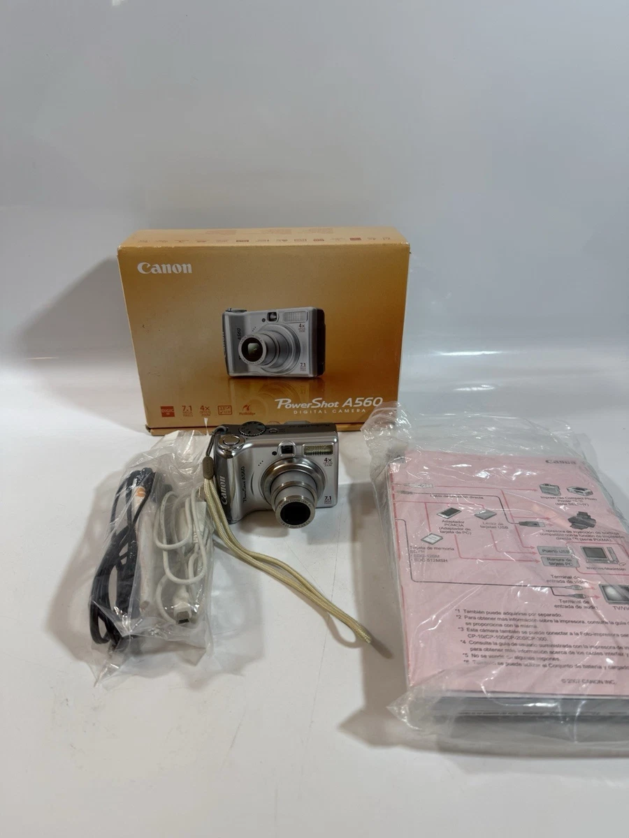 Preços baixos em Câmeras digitais Canon PowerShot A560 | eBay