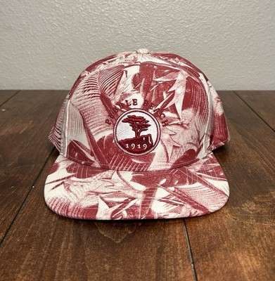 Pebble Beach Golf Links Snapback Hat Red White Floral Brand 47 Golf Cap