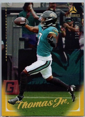 2025 Panini Luminance #18 Brian Thomas Jr. Gold #/299