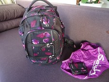 Satch Schulrucksack Schulranzen Pack Mystic Nights incl Regenhülle lila Mädchen