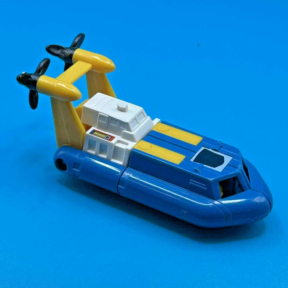 Vintage HASBRO 1984 Transformers G1 Metallic SEASPRAY Hovercraft Boat 2 - Image 2 of 2
