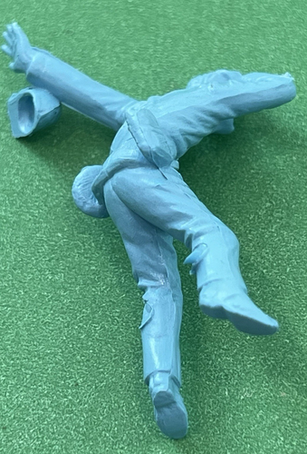 VTG. MARX GIANT BATTLE of BLUE & GRAY ORIGINAL (2) WOUNDED SOLDIERS ...