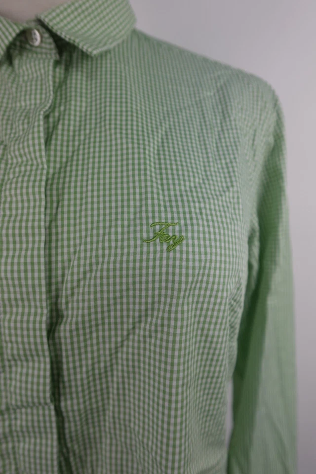 Fay Hemd Baumwolle Frau Gr. XL Hemd Frau Casual Vintage " Gingham " - Bild 3 von 4