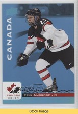2017 Upper Deck Team Canada Juniors Blue Spectrum Erin Ambrose #23 READ a2w