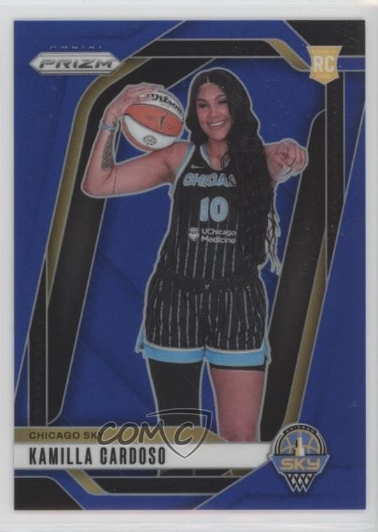 2024 Panini Prizm WNBA Blue Prizm /199 Kamilla Cardoso #149 Rookie RC 1pe9