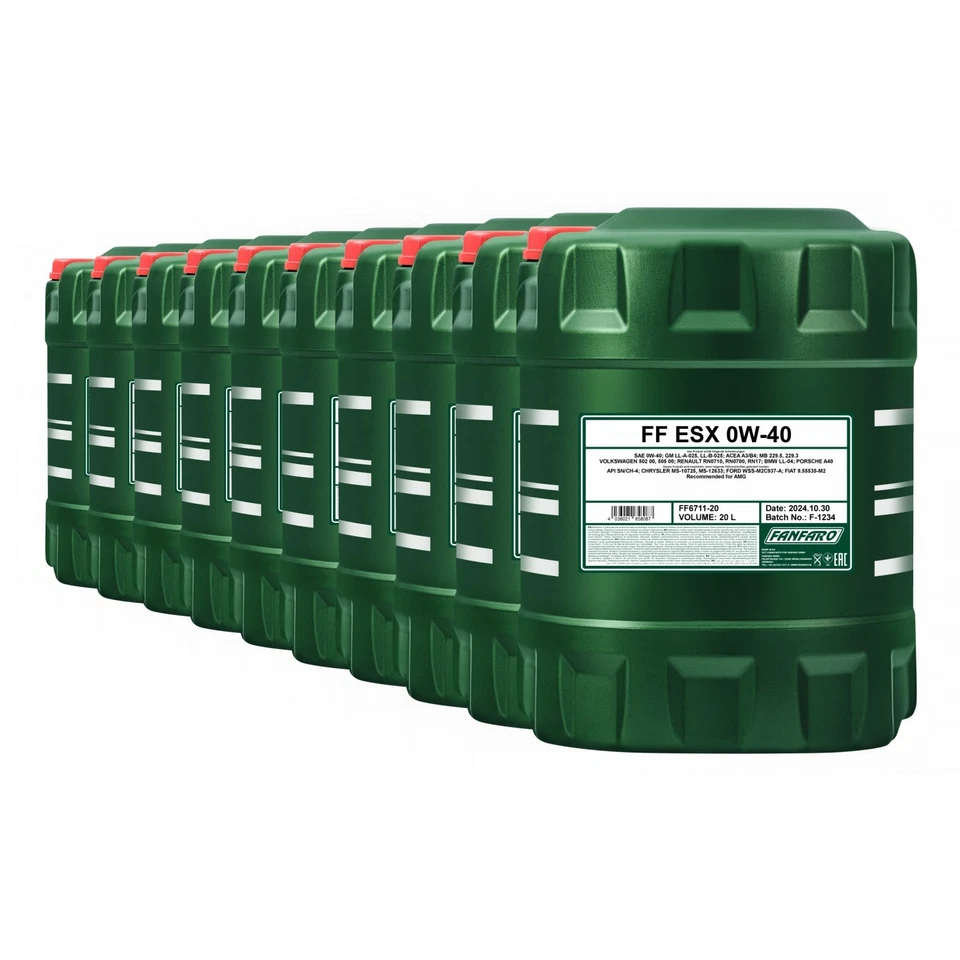 200 (10x20) Litre Fanfaro ESX 0w-40