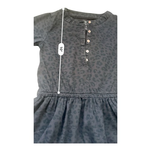 Carter’s Casual Twirl Body Kleid Mädchen 4T Midnight Leoprint Knopfdetails - Bild 9 von 12
