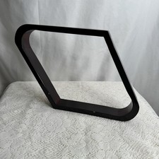 Wood Diamond Pool Table Rack 9 Ball Billiards Ball Rack Black Used