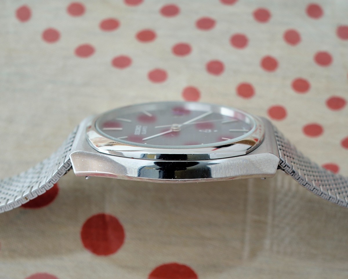 Seiko Quartz Blue Waffle Dial 4122-8000 JDM from 1976, Serviced | eBay