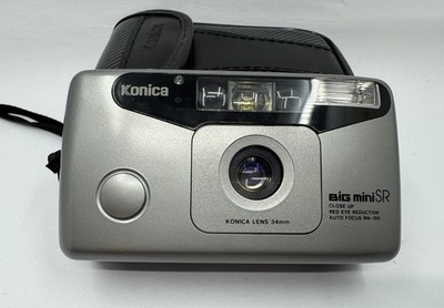Konica Big Mini SR Kompaktkamera   sehr guter optischer Zustand   defekt / Bastl