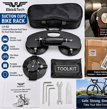 Ebiztech Lx-b2 Suction Cup Bike Rack Universal Car Roof Bicycle Carrier Ebiztech Lx-b2 Suction Cup Bike Rack Universal Car Roof Bicycle Carrier