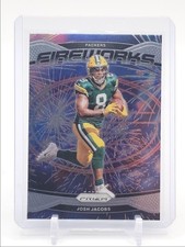 JOSH JACOBS 2024 PANINI PRIZM FIREWORKS FOOTBALL BASE PACKERS A Q4561
