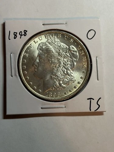 1898-O $1 Morgan Silver Dollar BU Nice Reverse Toning