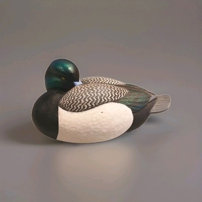 Vintage Jett Brunet Miniature Mallard Duck Ducks Unlimited 2004 Figurine Decor