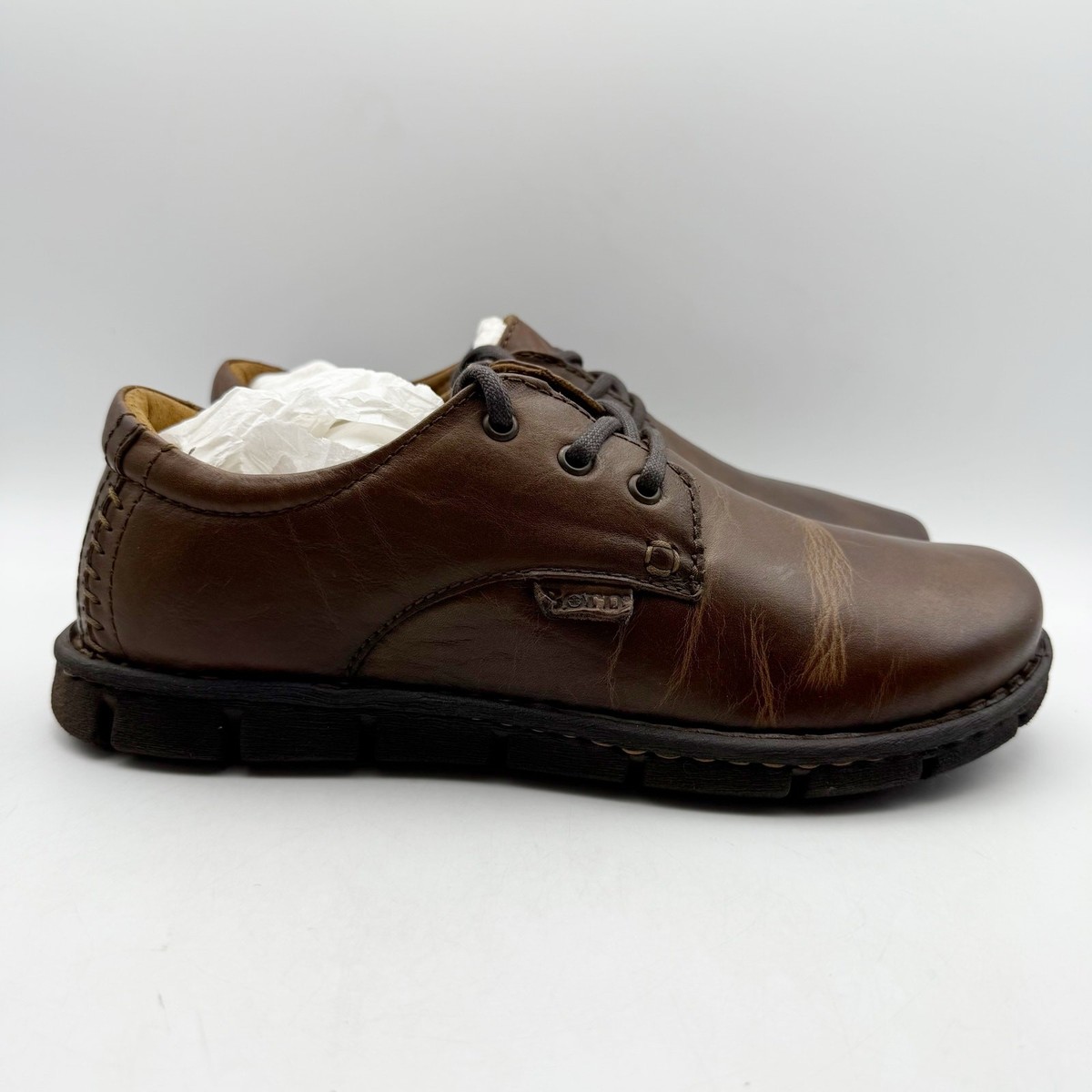 Born Mens Soledad Shoes US 9.5 M EU 42.5 Brown Leather Lace  display picture 1