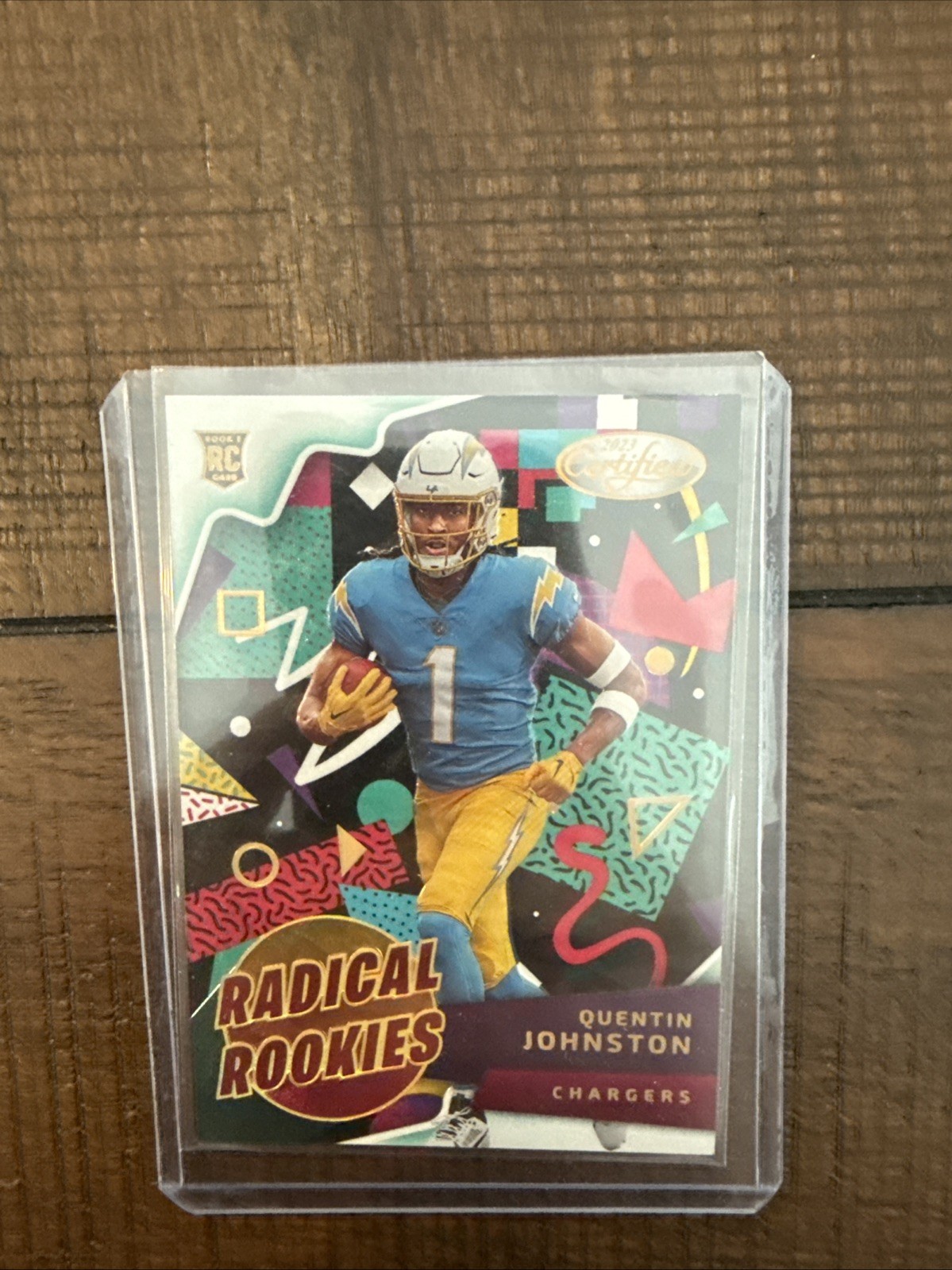 2023 Certified Football - Radical Rookies SSP Case Hit - Quentin Johnston RC