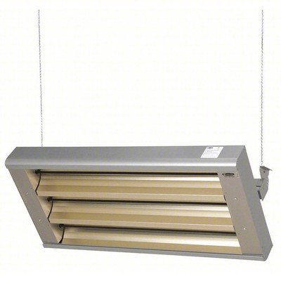FOSTORIA Electric Infrared Heater: 463-60-THA-480V 480V AC, 1 or 3 Phase 