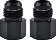 Fuel Line Adapter AN8 Male Flare to 3/8 NPT Female Straight 2 Pieces