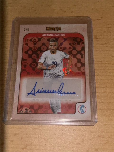 2025 Topps Merlin Women’s Euro Arianna Caruso Autograph 2/5