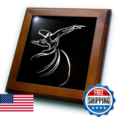 3dRose ft_63146_1 Whirling Dervish Sufi Whirling, Meditation, Dervishes,Rebirth,