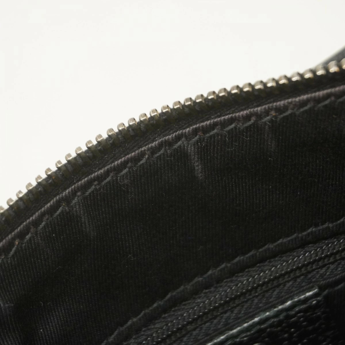 Gucci GG Canvas Handbag 113024 Black Silver Hardware Women thumbnail 8