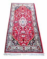 Handgeknüpfter Orientteppich KESHAN - Korkwolle - 150x74 cm carpet Läufer Unikat