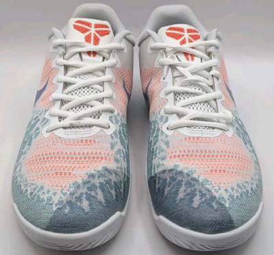 Nike Mamba Rage Bright Mango Gray Purple Men's Shoes Sneakers Size 12 EXCELLENT