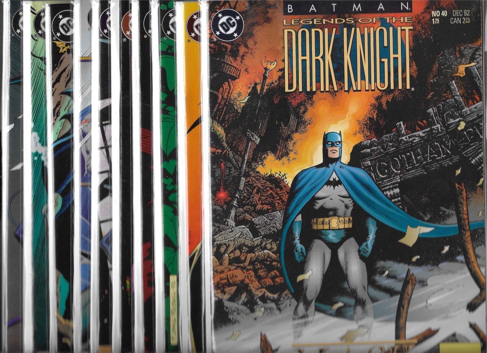 BATMAN LEGENDS OF THE DARK KNIGHT LOT OF 10 #40 41 42 43 44 45 46 47 48 49 (NM-)