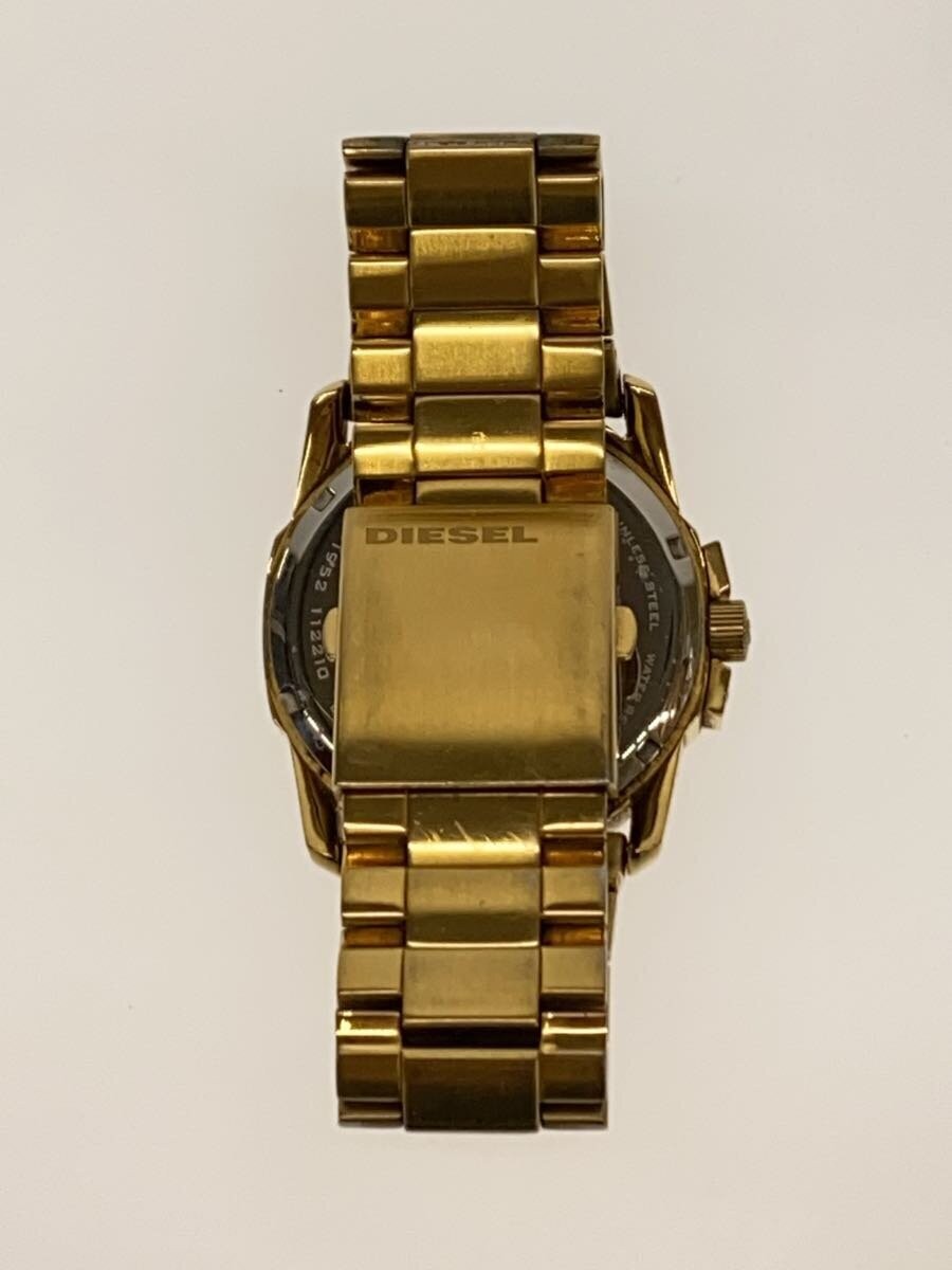 DIESEL / クォーツ腕時計/アナログ/ステンレス/GLD/GLD/DZ-1952 DIESEL DZ-1952 Quartz Analog Gold Stainless Steel Watch Excellent