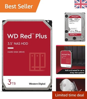 Western Digital Red 3TB Interne Festplatte - 64MB Cache für Zuverlässigkeit
