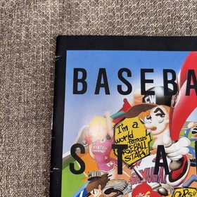 Baseball Stars Professional SNK (Neo Geo AES) Manual Only Nice Shape! 1990